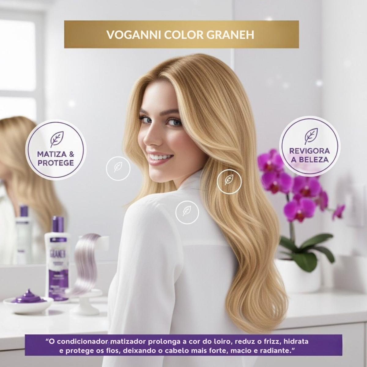 Kit Graneh Matizador Viollet Voganni Loiro Perfeito