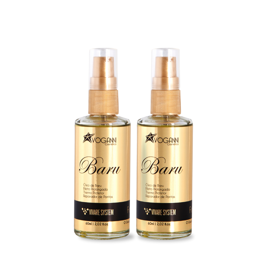 Combo Baru Oil - Nutrição, controle e perfume irresistível - 2 unidades