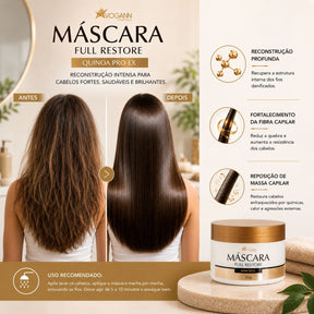 Máscara Voganni Hidratação Brilho Intenso 250gr