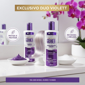 Kit Graneh Matizador Viollet Voganni Loiro Perfeito