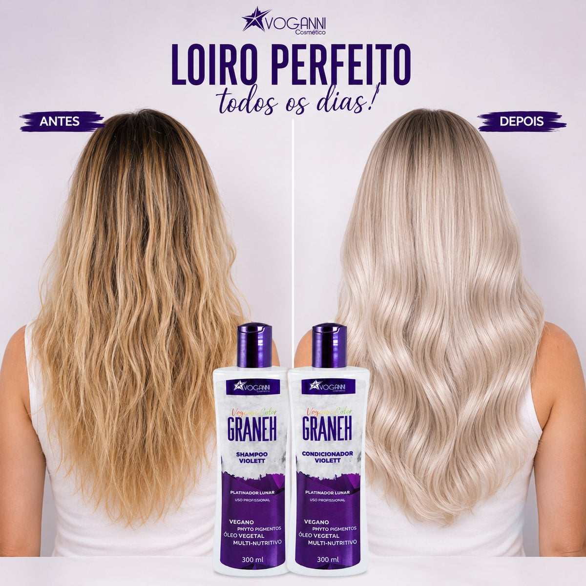 Kit Matizador Viollet Voganni Loiro Perfeito
