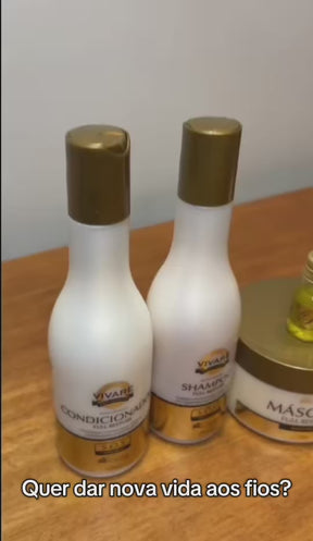 Kit Revive Hair Voganni Reconstrução Capilar Completo