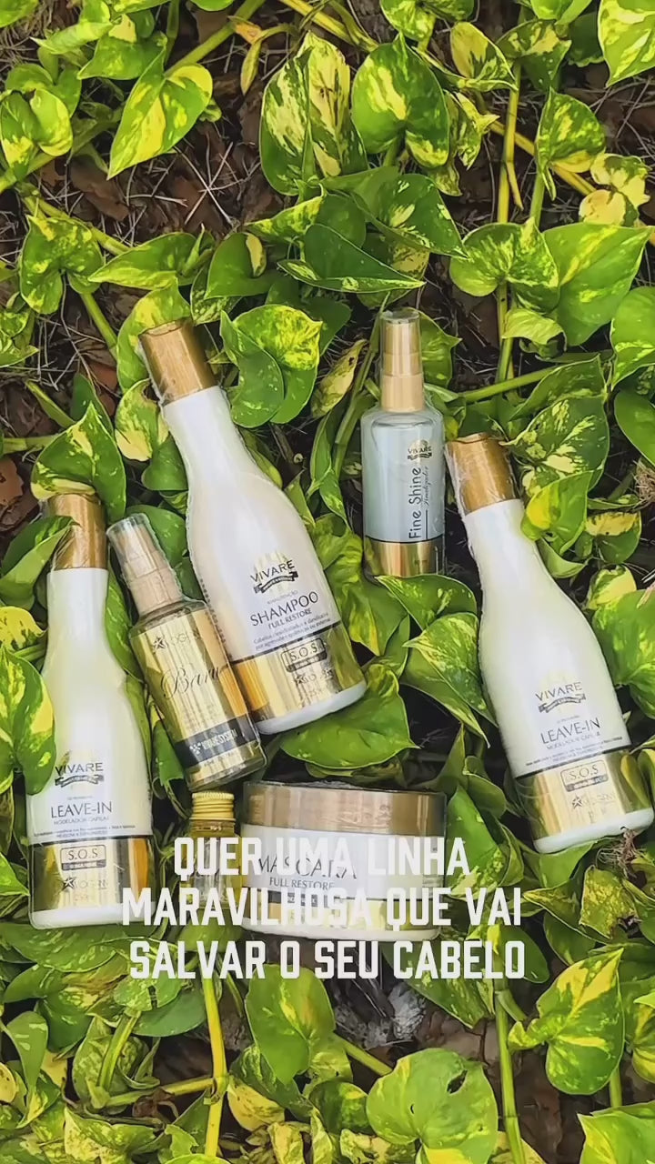 Kit Revive Hair Voganni Reconstrução Capilar Completo